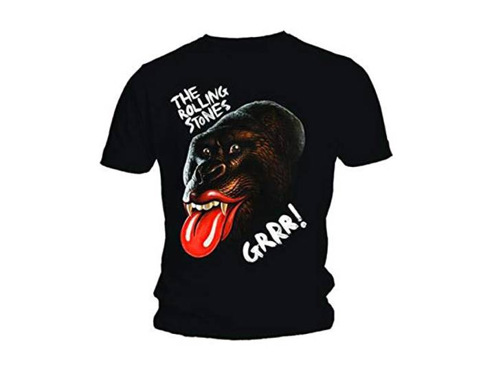 T-Shirt # Xl Black Unisex # Grrr Black Gorilla