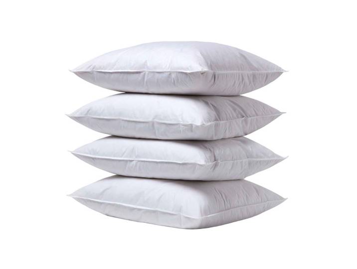KOPFKISSEN 60/70 cm, 4er-Set Federkissen mittelweich