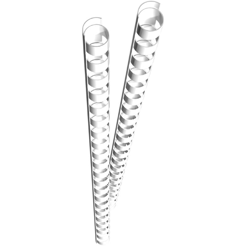 Genie Spiralbinderücken 8mm 25 Stk, weiss