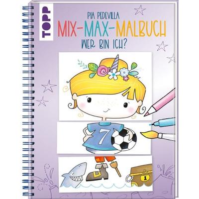 Mix-Max-Malbuch Wer bin ich?, Gebundene Ausgabe von Pia Pedevilla, Frechverlag GmbH, 978-3-7358-9068-9