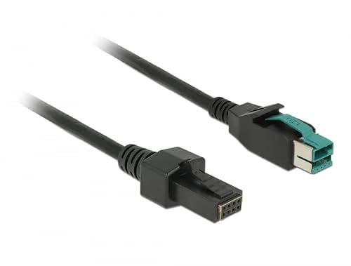 DeLOCK 85484 PoweredUSB stroomkabel - zwart - 3 m