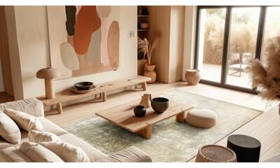 EXQUISITE RUGS Murano Hand-loomed Wool/Bamboo Silk Ivory/Silver/Gold Area Rug.
