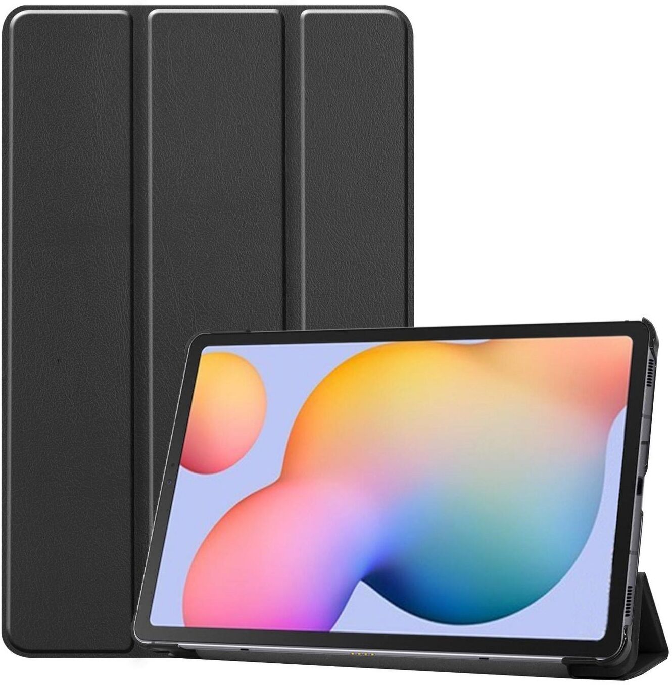 eSTUFF HOUSTON Folio Case for Samsung Galaxy Tab S10 Lite/S10 FE/S9 FE/S9/S8/S7 11" - Black