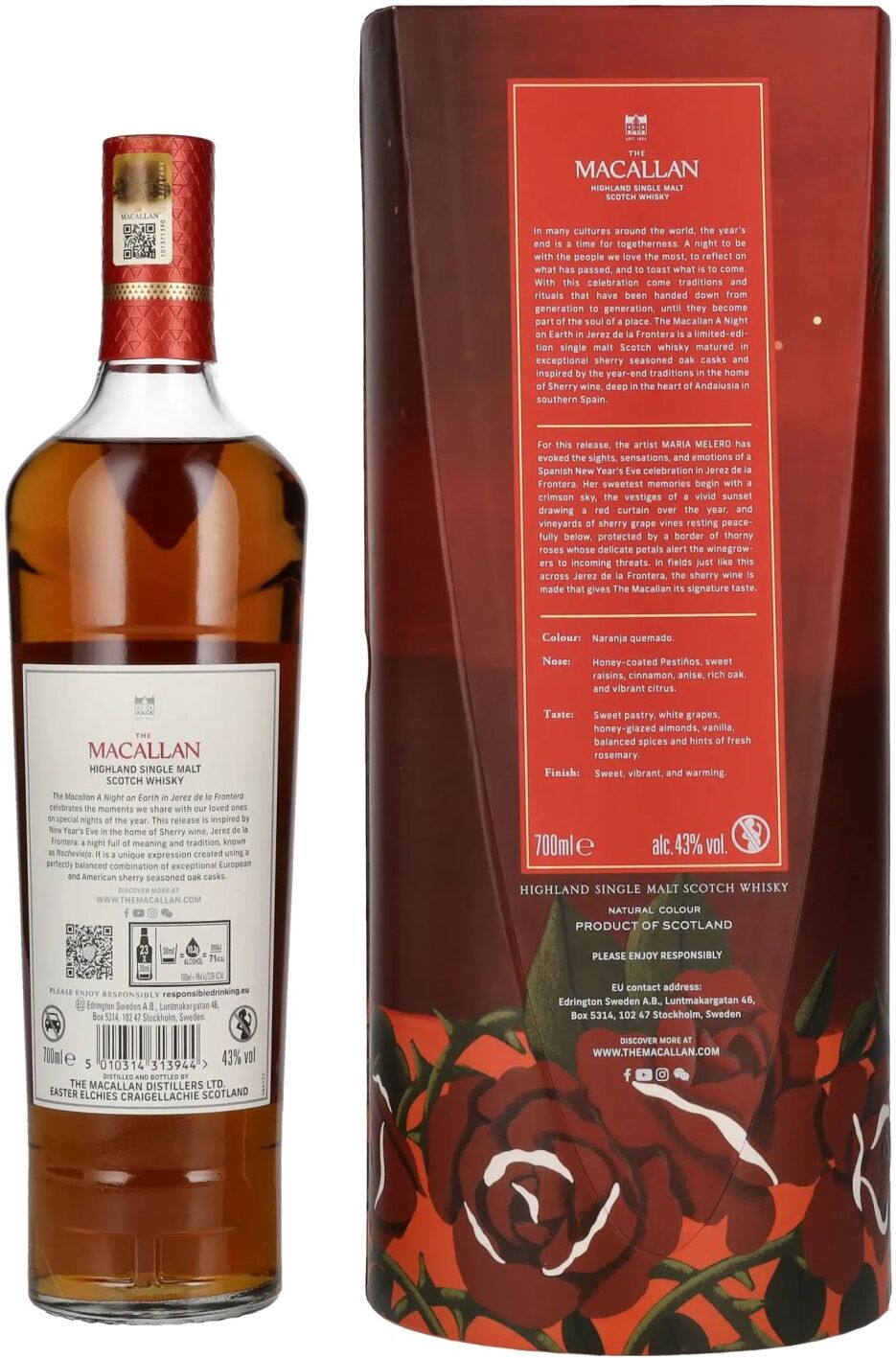 The Macallan Whisky The Macallan A NIGHT ON EARTH JEREZ 43% Vol. 0,7l in Geschenkbox