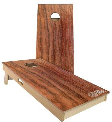 Skip's Garage Rosewood Outdoor Cornhole Board Set