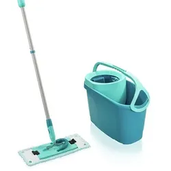 LEIFHEIT Bodenwischer Set CLEAN TWIST M Ergo geeignet für Parkett und Holzböden