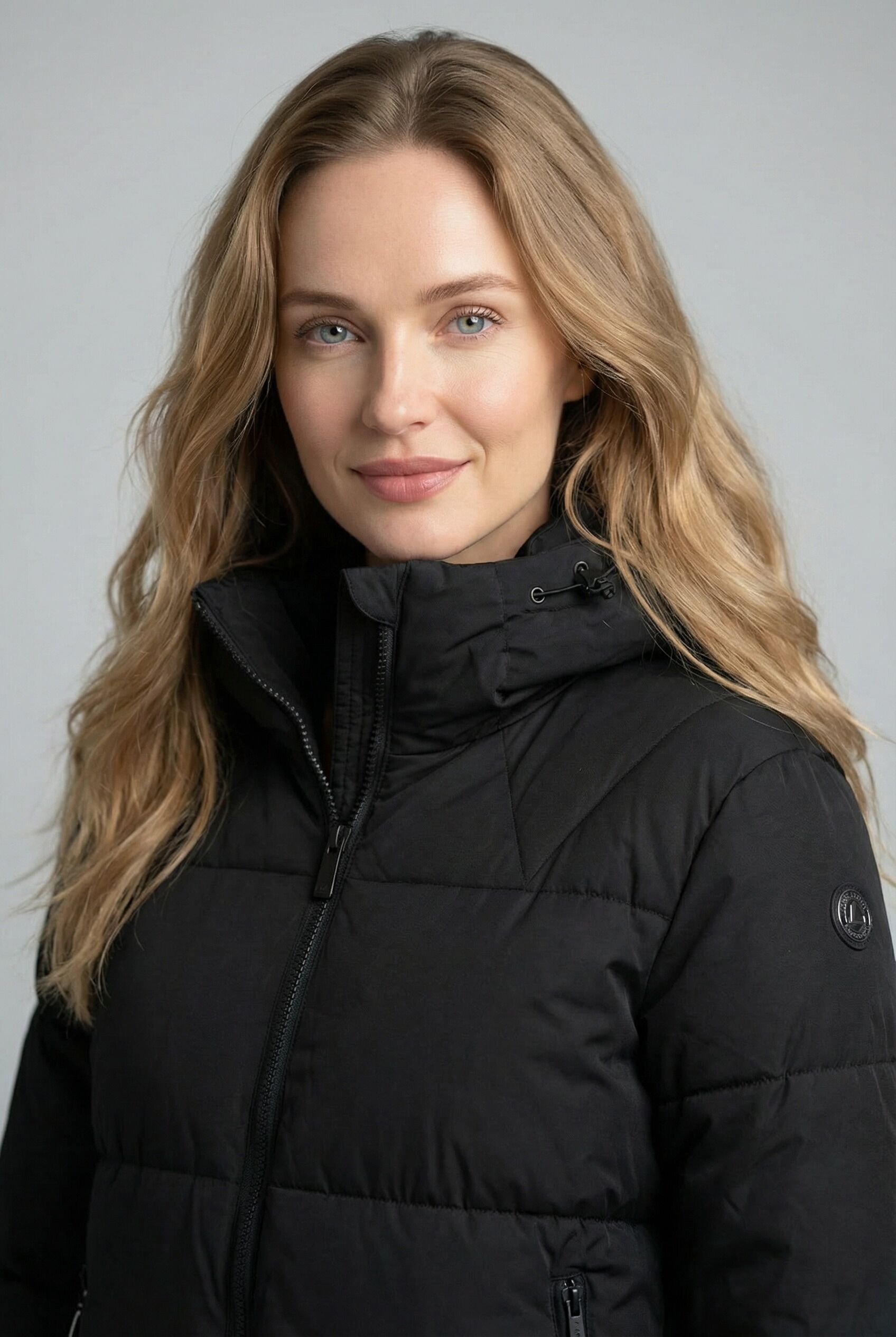 Steppjacke LUHTA "EIRIKEN", Damen, Gr. 48, schwarz (basic schwarz), Obermaterial: 97% Polyester, 3% Elasthan, Jacken Steppjacke, sportlicher Stil, atmungsaktiv, wasserabweisend, winddicht basic schwarz 48