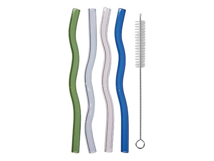 Trinkhalm-Set 5-tlg. 0 x 15 x 0cm Multicolor/Multicolor