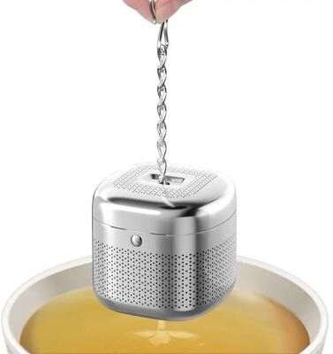 KitchenCuration Stainless Steel Tea Infuser Ball Extra Fine Mesh Strainer Stainless Steel Tea Infuser Ball Extra Fine Mesh Strainer