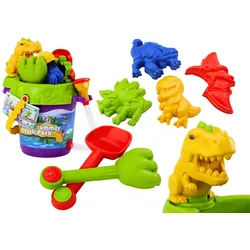 Sandeimer-Set mit Duschgießkanne und Formen, Dinosaurier-Set