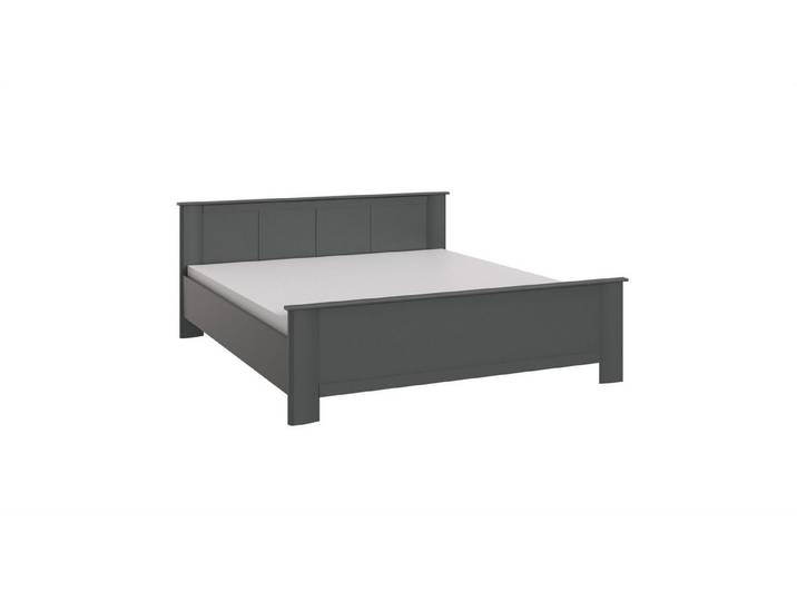 freiraum Bett Chalet, Liegefläche 180x200cm, in Graphit - 189x85x210cm (BxHxT)