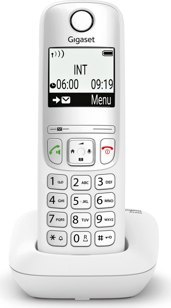 Siemens As490w As490 Telefono Analogico/dect Identificatore Di Chiamata Bianco - As490w