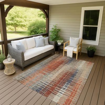 Addison Rugs Machine Washable Indoor/ Outdoor Contemporary Aaron Chantille Rug
