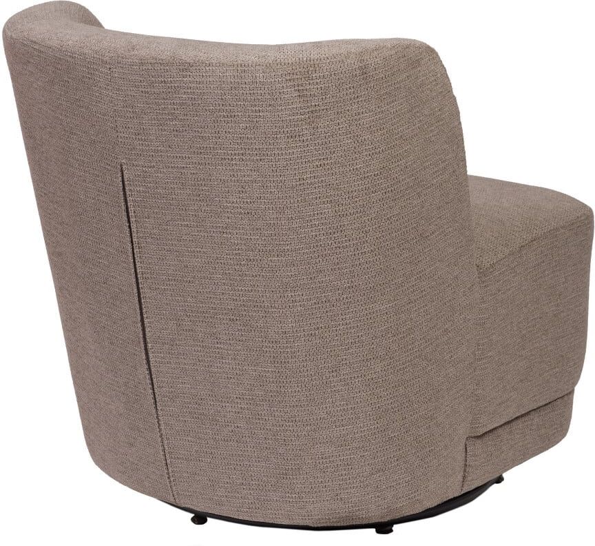 Amadeus Fauteuil en tissu marron Marron 75x73x65cm