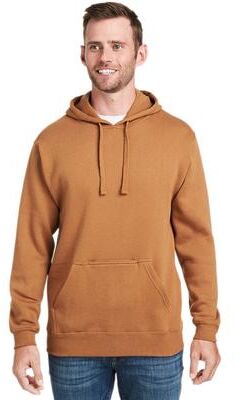 J America JA8815 Tailgate Hood T-Shirt in Copper size Medium 8815