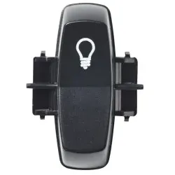 Elso WDE011535 Wippe bedruckt mit Symbol Lampe schwarz RENOVA