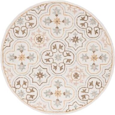 SAFAVIEH Handmade Micro-Loop Nutica Clover Wool Rug