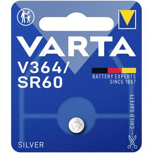 Varta Knopfzelle V364 / SR60 / SR621 / SG1, 20 mAh