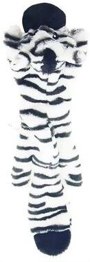 Uplifted Finds Simulated Animal No Stuffing Dog Toy Durable Plush Squeaky Pet Chew zebra
