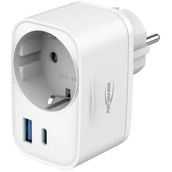 HS220 Home Socket USB-Ladegerät weiß, (3A, 20W, 2 Port)