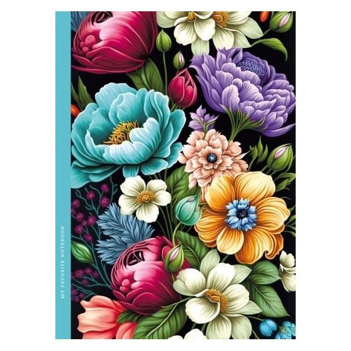 Fresh Dekoratives Notizbuch 143x200/48K Raster TW Flora (A5, Gepunktet, Harter Einband) (47995382)