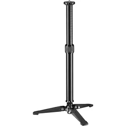 mantona Einbeinstativ ONE Mini 50cm mit Standspinne (Metall), Stativ, Schwarz