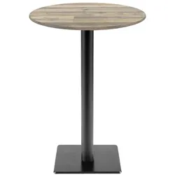 RestooTab - Stehtisch Milan T Ø50cm Dekor alte fussboden