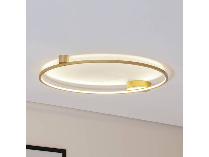LED Deckenlampe Saturno Milagro Lighting, messing / gold, für Wohn- / Esszimmer, Aluminium, Modern, LED Deckenleuchte