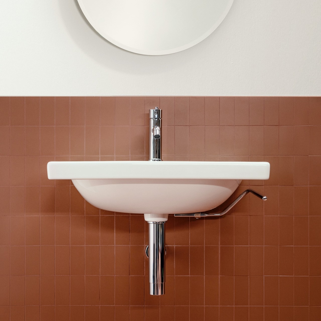 LAUFEN Waschtisch LUA 460x550x180 1 Hahnloch ohne Überlauf H8100820001561