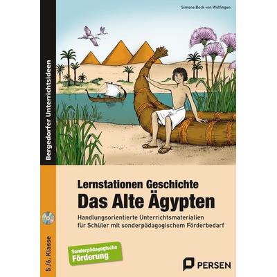 Lernstationen Geschichte: Das Alte Ägypten, Set von Simone Bock Wülfingen, Persen Verlag in der AAP Lehrerwelt GmbH, 978-3-403-23323-7