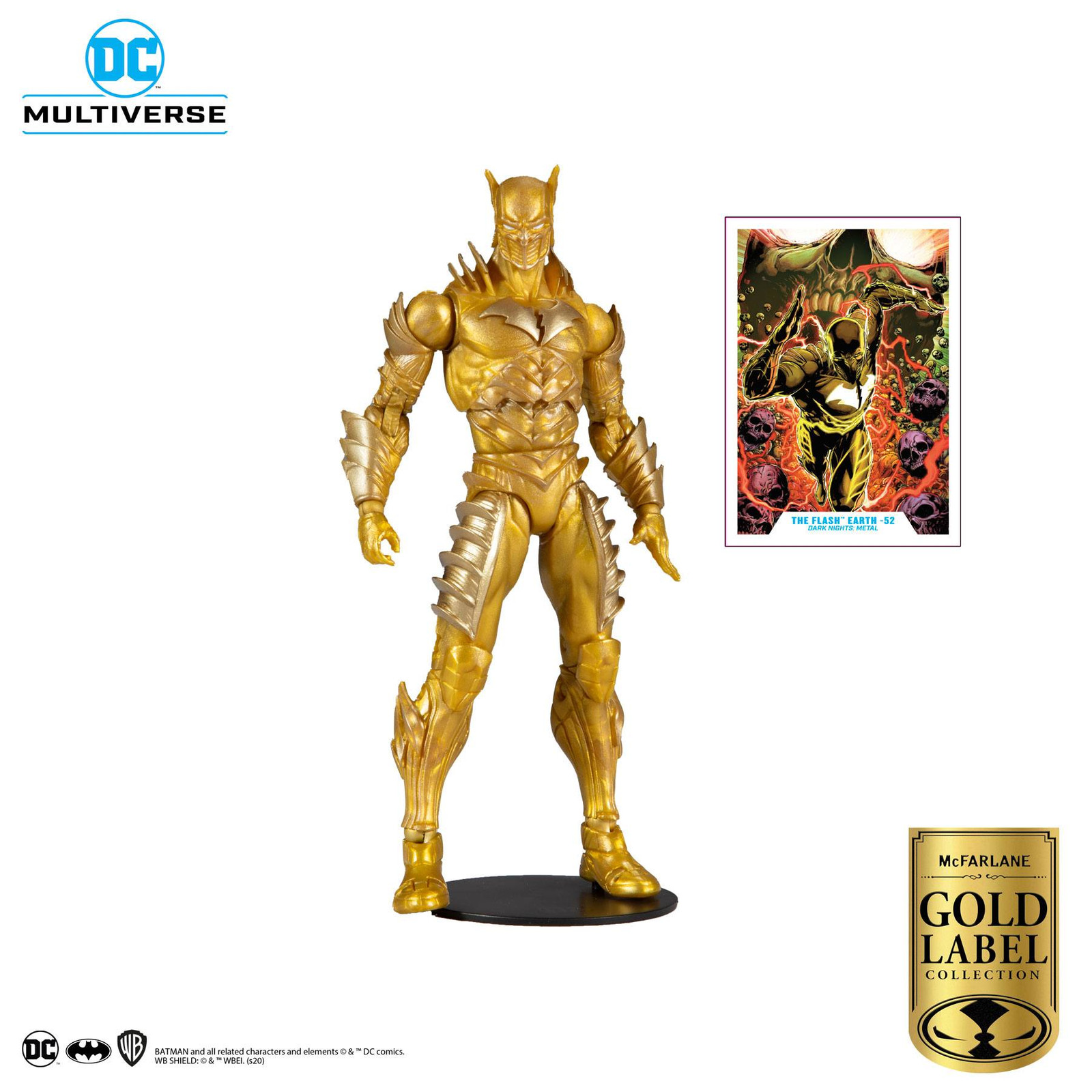 McFarlane Toys DC Multiverse Actiefiguur Red Death Gold Earth 52 Gold Label Series, 18 cm