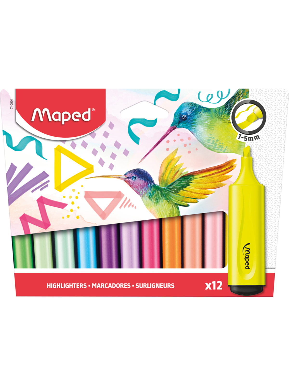 Maped Fluopeps Highlighters set 12 ass.