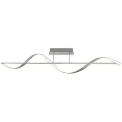 Paul Neuhaus LED Deckenleuchte Q-SWING silber dimmbar Smar Home