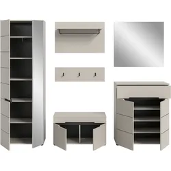 Garderobenset CANU (BHT 255x190x37 cm) - BHT 255x190x37 cm