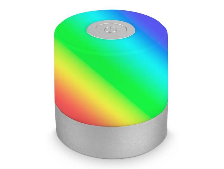 BRILONER? Mini LED Akku Tischleuchte IP44, Buntes und weißes Licht, RGB Tischlampe, Farbwechsel, Touch, Mobiles Licht, LED Tischlampe Aussen