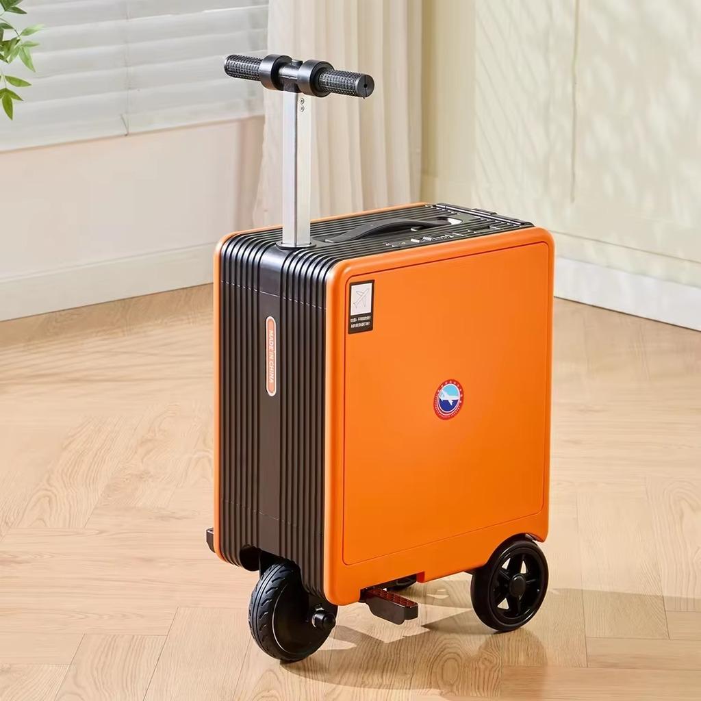 Rollkoffer - Handgepäckkoffer 51 cm - Polyurethan- Spinner-Rollen - TSA-Schloss - Großes Fassungsvermögen - Orange