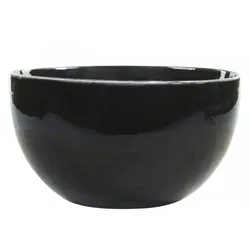 Chic Antique Calais Salatschüssel, H14/D25 cm, schwarz