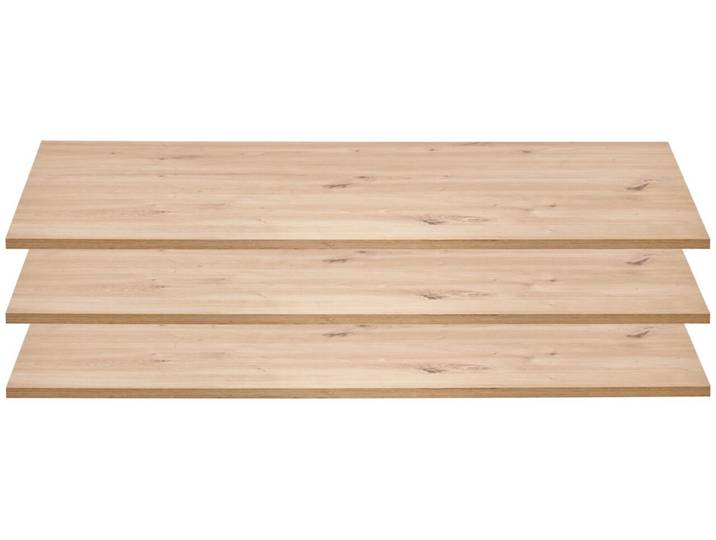 Voleo 3er-Set Einlegeböden schmal EDRA, Eiche Artisan, Holznachbildung