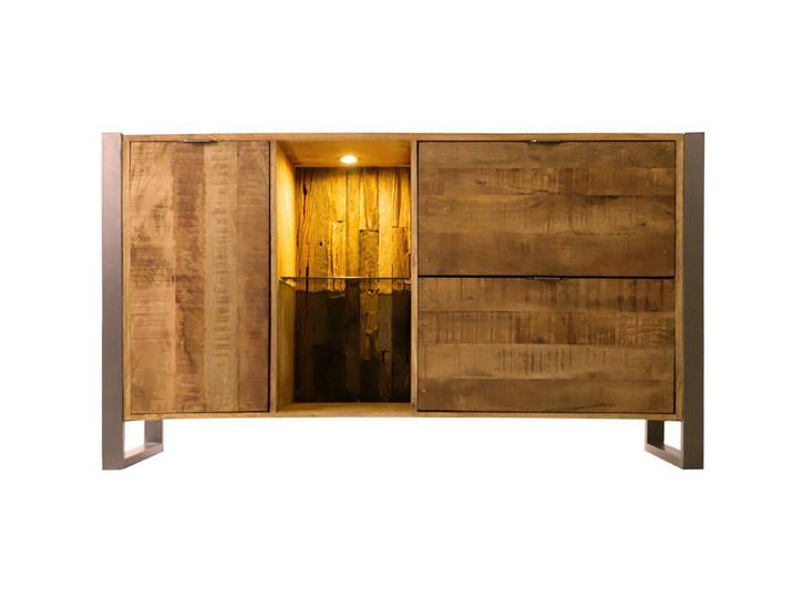 Wohnglücklich Highboard Highboard Cayro