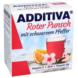 ADDITIVA roter Punsch mit schwarzem Pfeffer Pulver