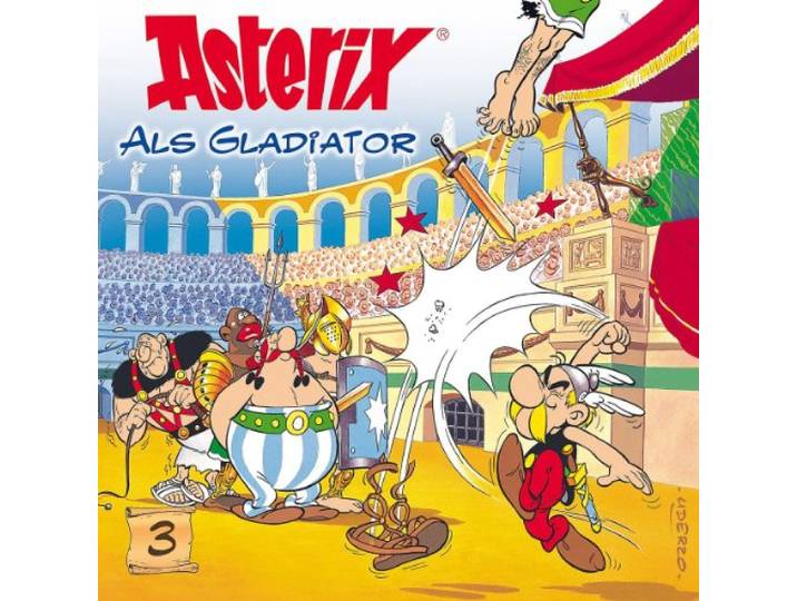 Asterix 3 als Gladiator. CD