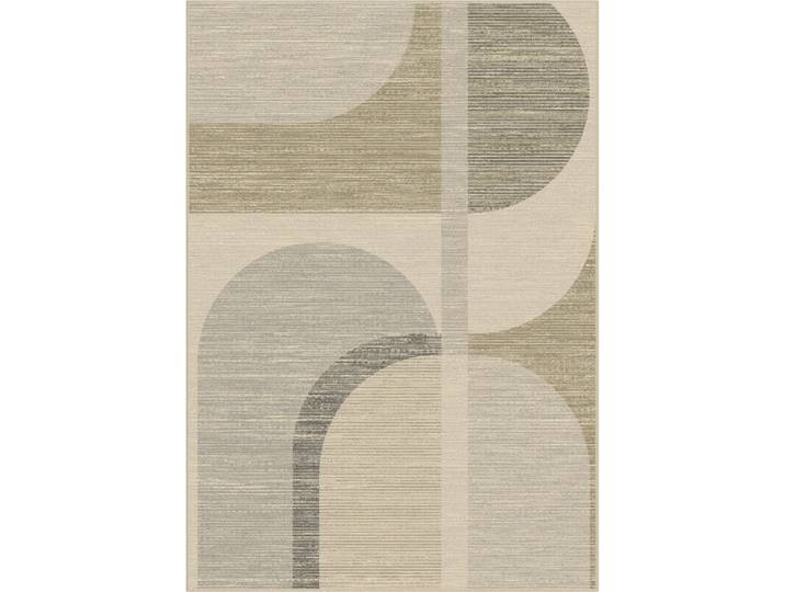 Teppich Lustrous Beige, Grau, Grün Anderes Muster Viskose, Polyester 80 x 150 cm