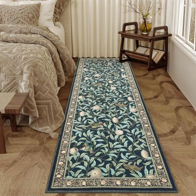 Garvee Bird Fruit Print Area Rug