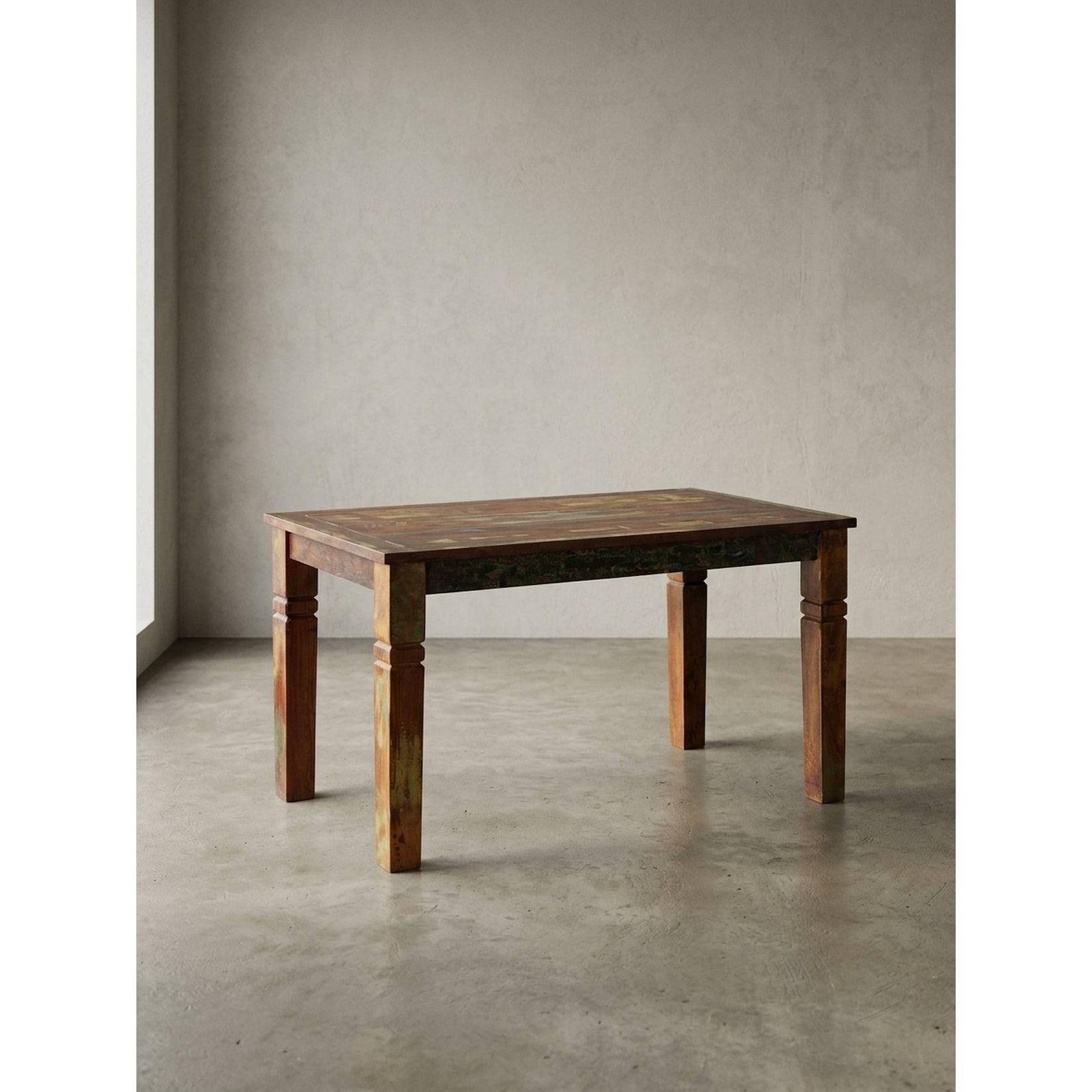 Esszimmertisch – Rechteckig 120x70x76 cm Bootsholz Shabby Chic