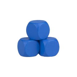 Halmakegel.com Blankowürfel - 20mm - blau 257398