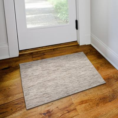 Addison Rugs Addison Villager Textured Solid Wool and Viscose Area Rug