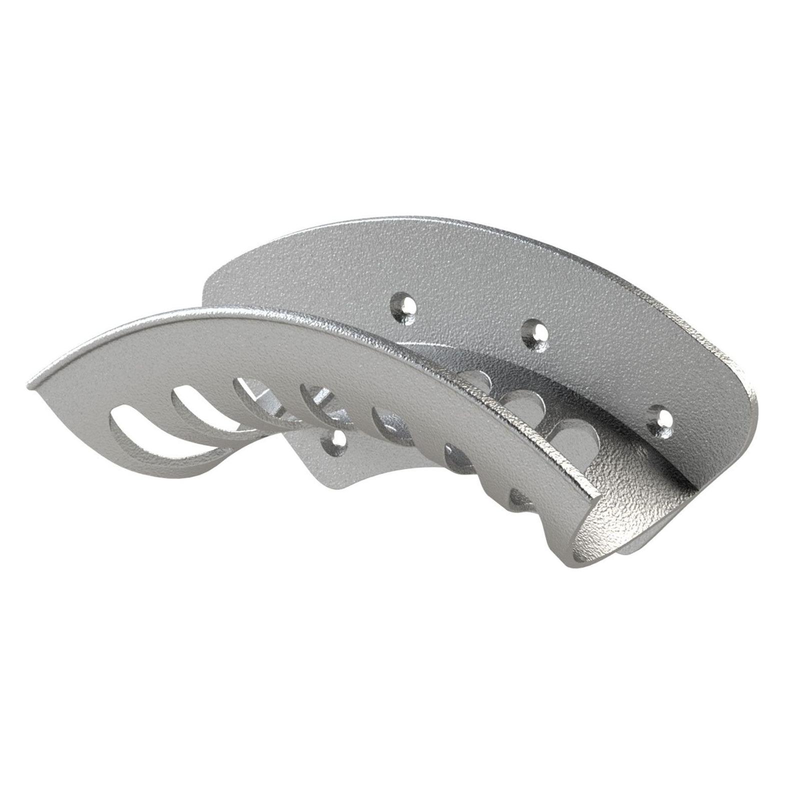 Riegler Schlauchhalter Aluminium gross unlack. B348xH157/151xT137mm (113985)