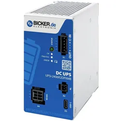 Bicker Elektronik UPSI-2406R2DP2MB Industrielle USV-Anlage (DIN Rail) (144 W), USV
