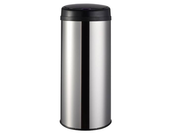 Poubelle de cuisine automatique acier inoxydable silver 50l