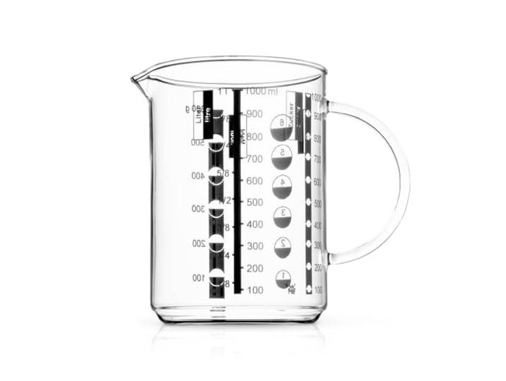 WMF Gourmet Messbecher 1 l – hitzebeständiger Glas-Messbecher